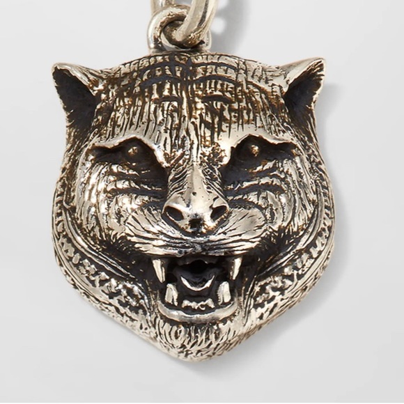 Gucci Other - Gucci Silver Tiger Head Pendant